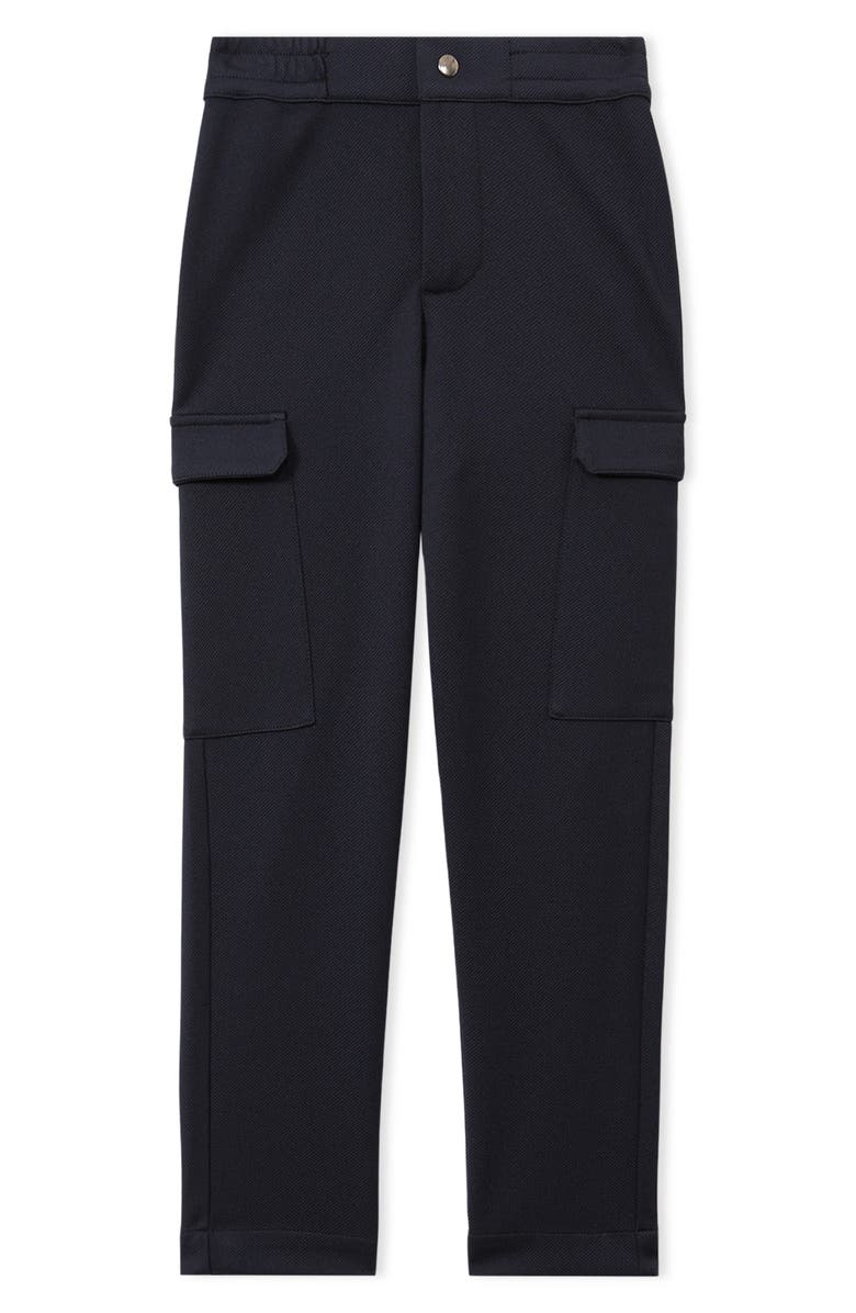 Reiss Kids' Orwell Jr. Twill Cargo Pants, Main, color, Navy
