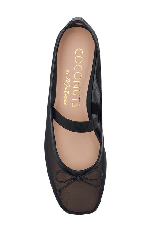 Coconuts By Matisse Bronx Mesh Ballerina Flat In Black