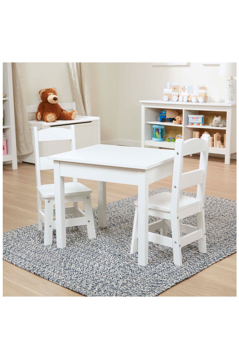 Wooden Table & Chairs Set, Alternate, color, 000