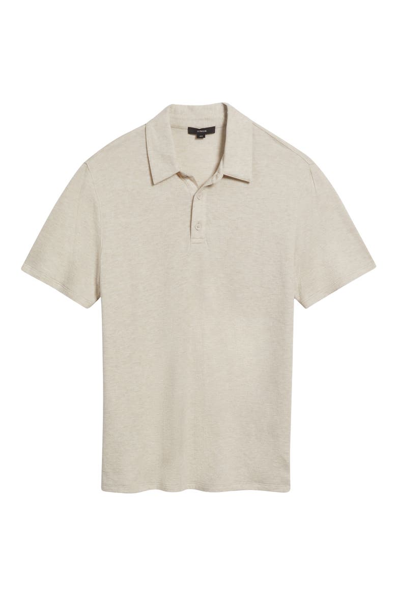 Pima Cotton Blend Polo, Alternate, color, MORNING HAZE