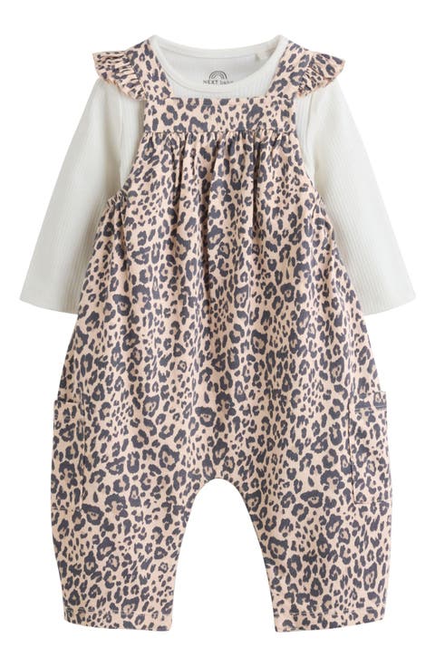 Kids' Animal Print Romper & Bodysuit Set