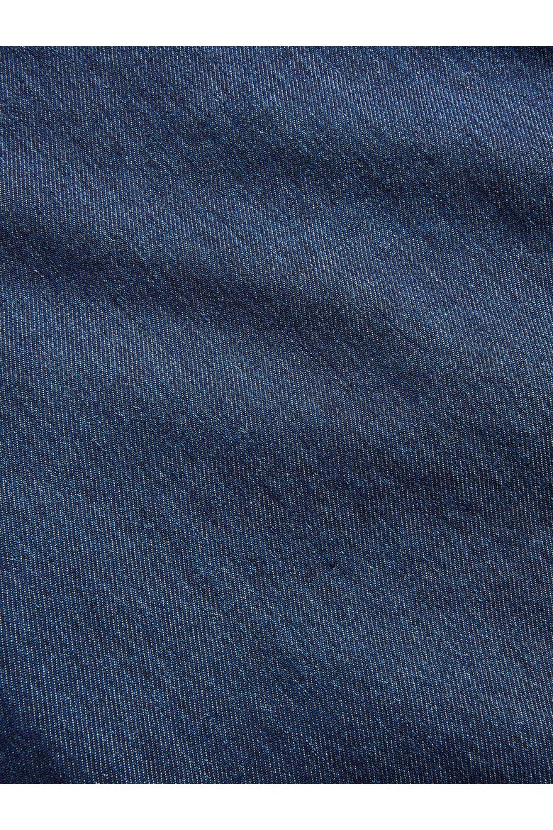 Midi Wrap A-Line Denim Skirt, Alternate, color, Indigo Rinse Wash