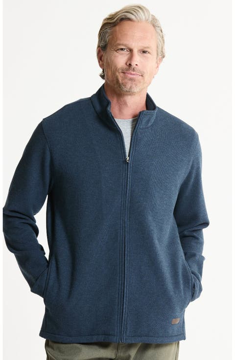 Brawny Rib Knit Full Zip