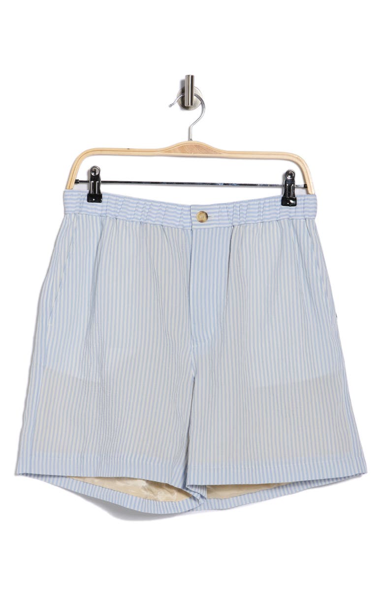 FRAME Stripe Shorts, Main, color, Blue Stripe