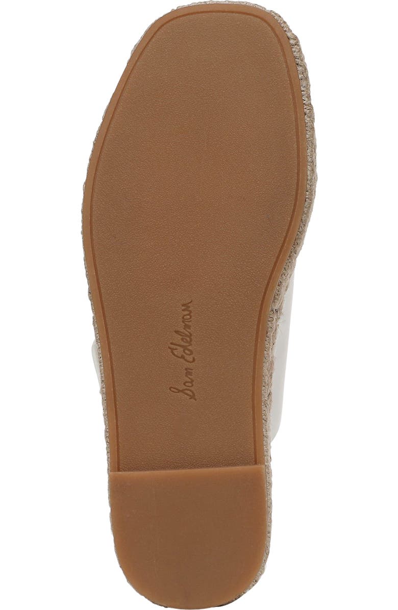 Sam Edelman Tabbey Espadrille Platform Slide Sandal, Alternate, color, Bright White