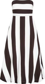 City Chic Simone Stripe Maxi Dress