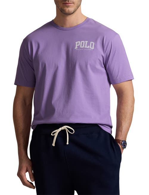Polo Ralph Lauren Big & Tall Logo Jersey T-shirt In Light Lilac