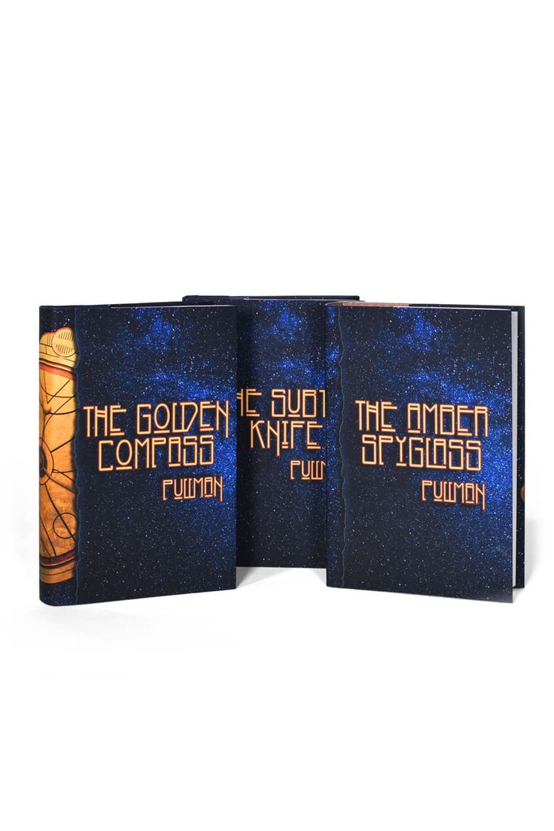 His Dark Materials Book Set, Alternate, color, Gold