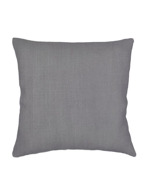 Anaya So Soft Linen Pillow With Down Alternative Insert In Classic Grey