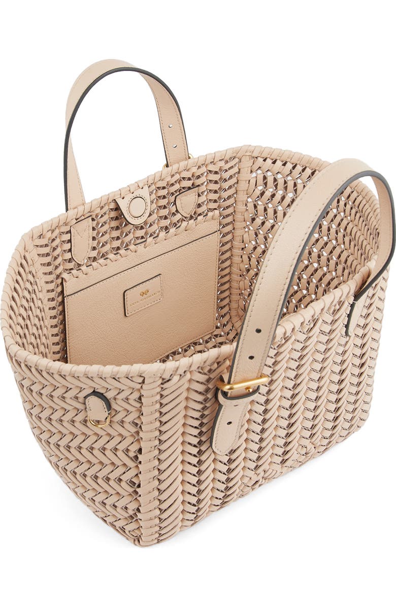 Anya Hindmarch Small The Neeson Woven Leather Tote, Alternate, color,