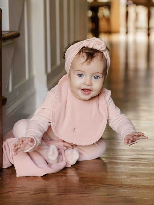 Ely's & Co. Velour Pocket Full Of Flowers Collection In Pink