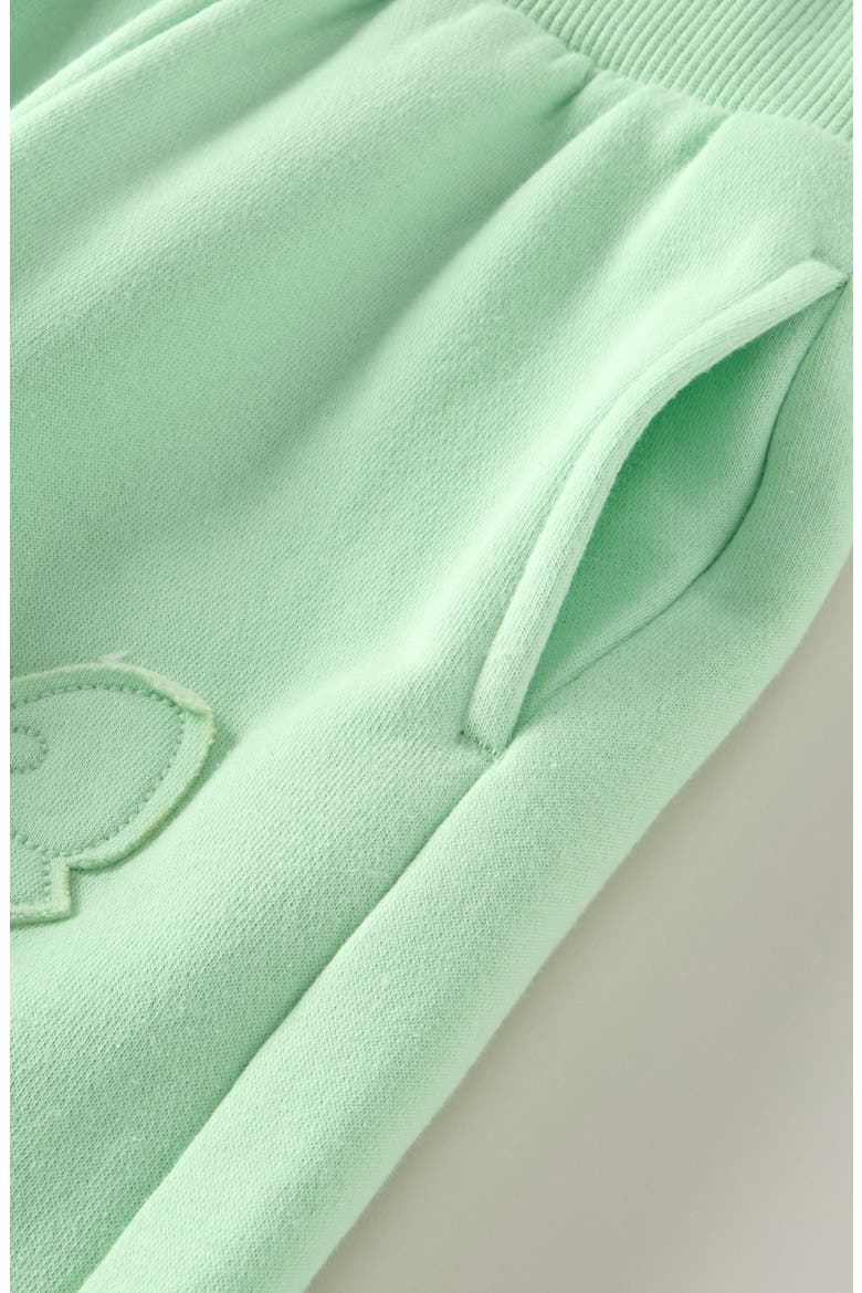 Kids' Bow Sweatpants, Alternate, color, GREEN PASTEL