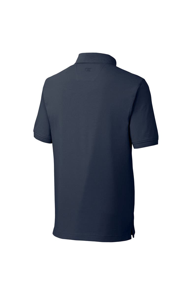 Cutter & Buck Men's Cutter & Buck  Navy Citadel Bulldogs Advantage Tri-Blend DryTec Pique Polo, Alternate, color, 