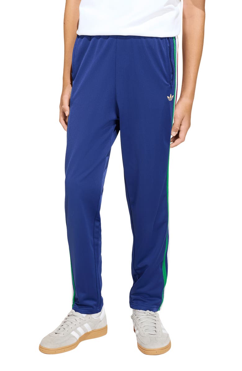 adidas Originals Kids' Firebird Recycled Polyester Track Pants, Alternate, color, Victory Blue/ Light Gold