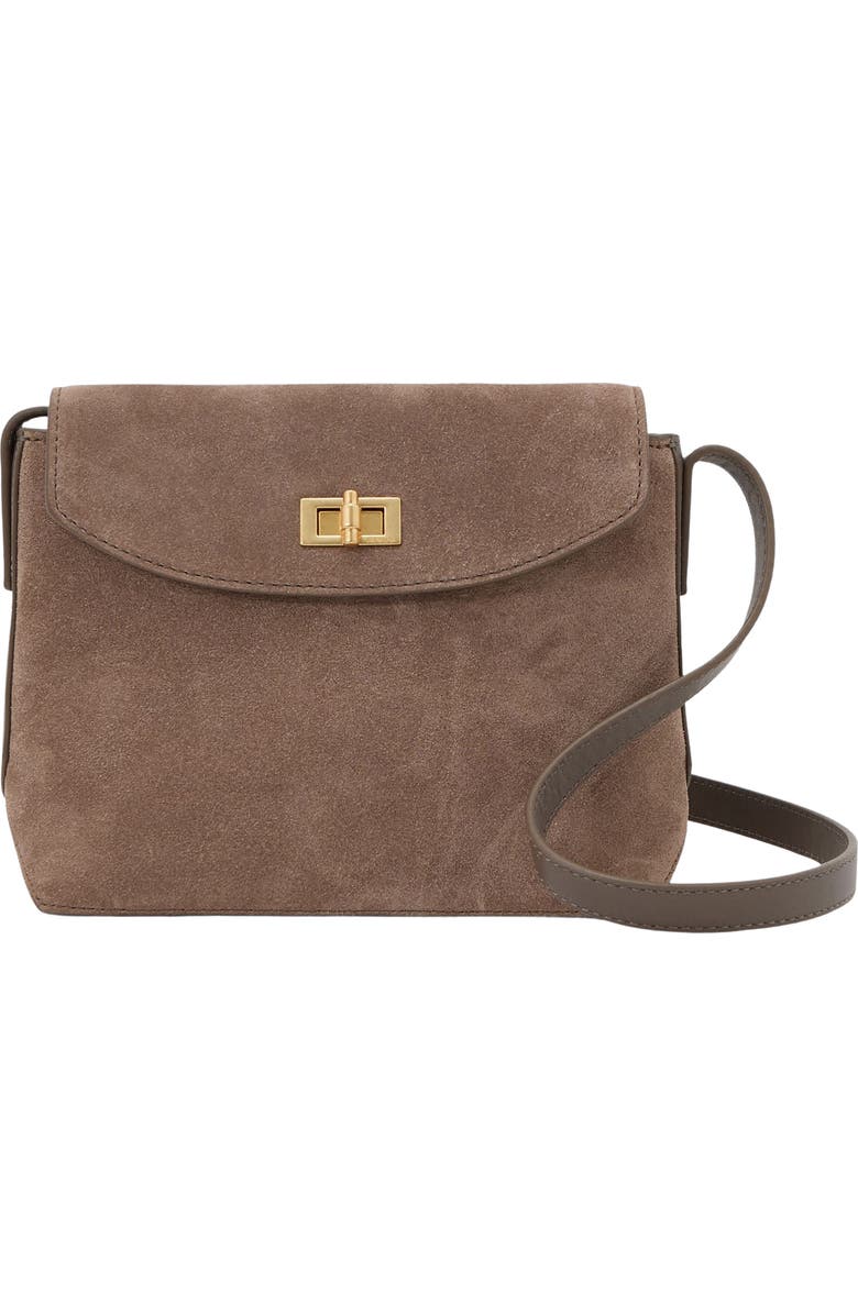 Reiss Brea Crossbody Bag, Main, color, Taupe