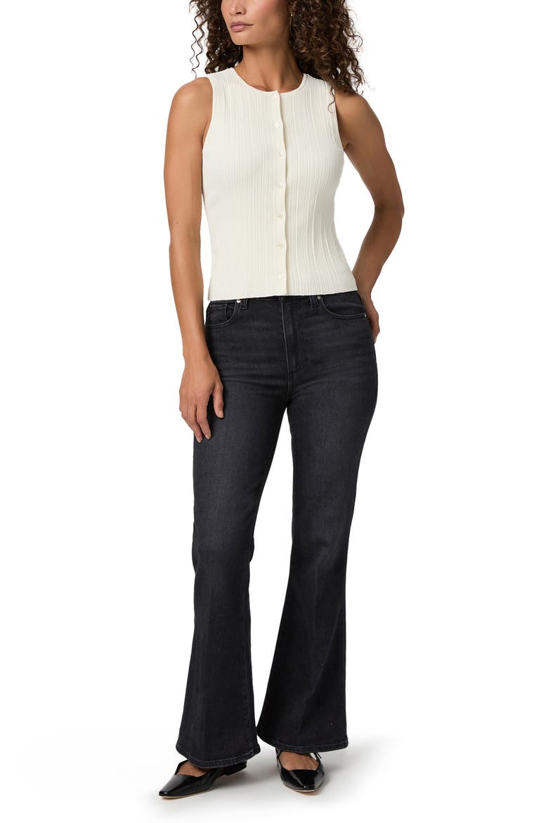 Leira Button Front Sweater Tank, Alternate, color, ANTIQUE WHITE