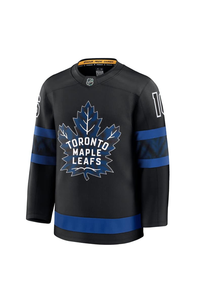 FANATICS Men's Fanatics Mitch Marner Black Toronto Maple Leafs Alternate Premium Jersey, Alternate, color,