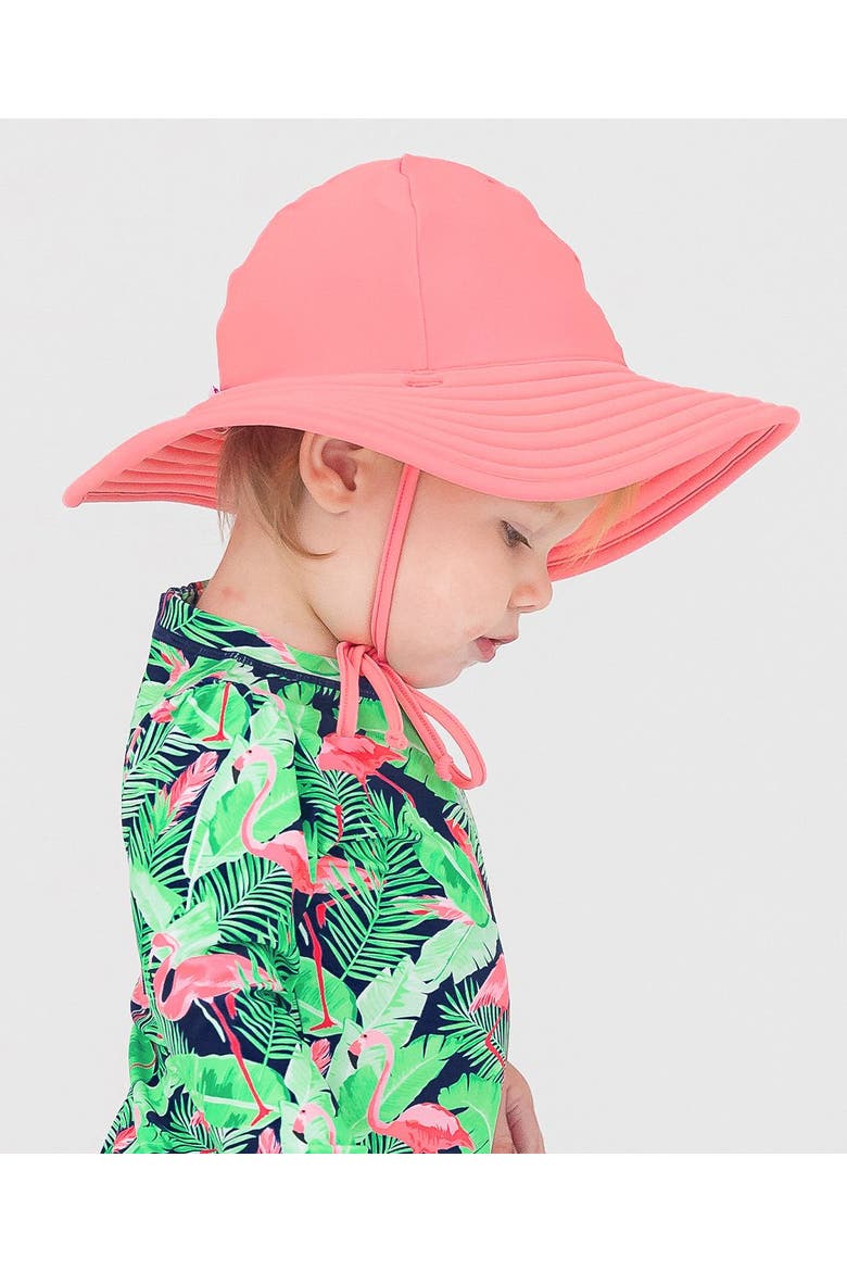 UPF50 Sun Protected Swim Hat, Alternate, color, Bubblegum Pink
