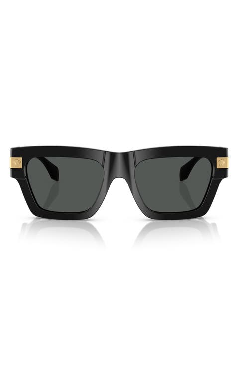 52mm Rectangular Sunglasses