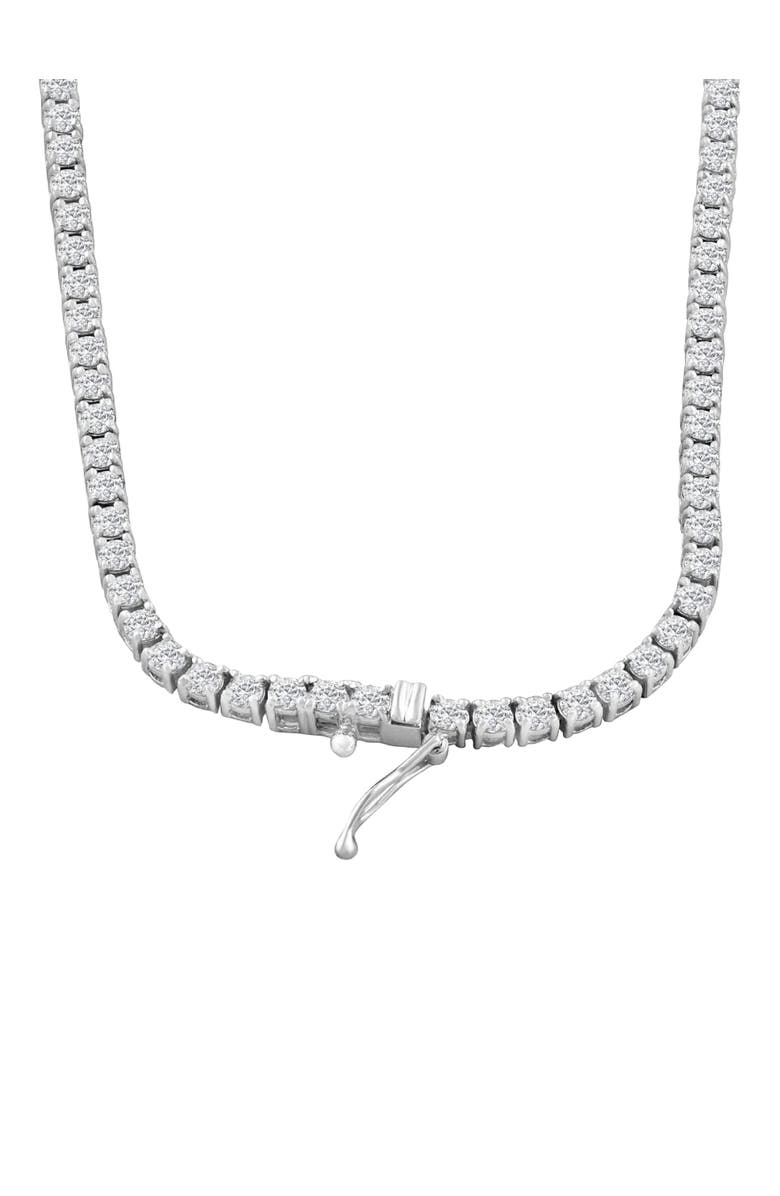 Bliss Diamond 12Ct TW Lab Grown Diamond Tennis Necklace 14K Gold 18", Alternate, color, 