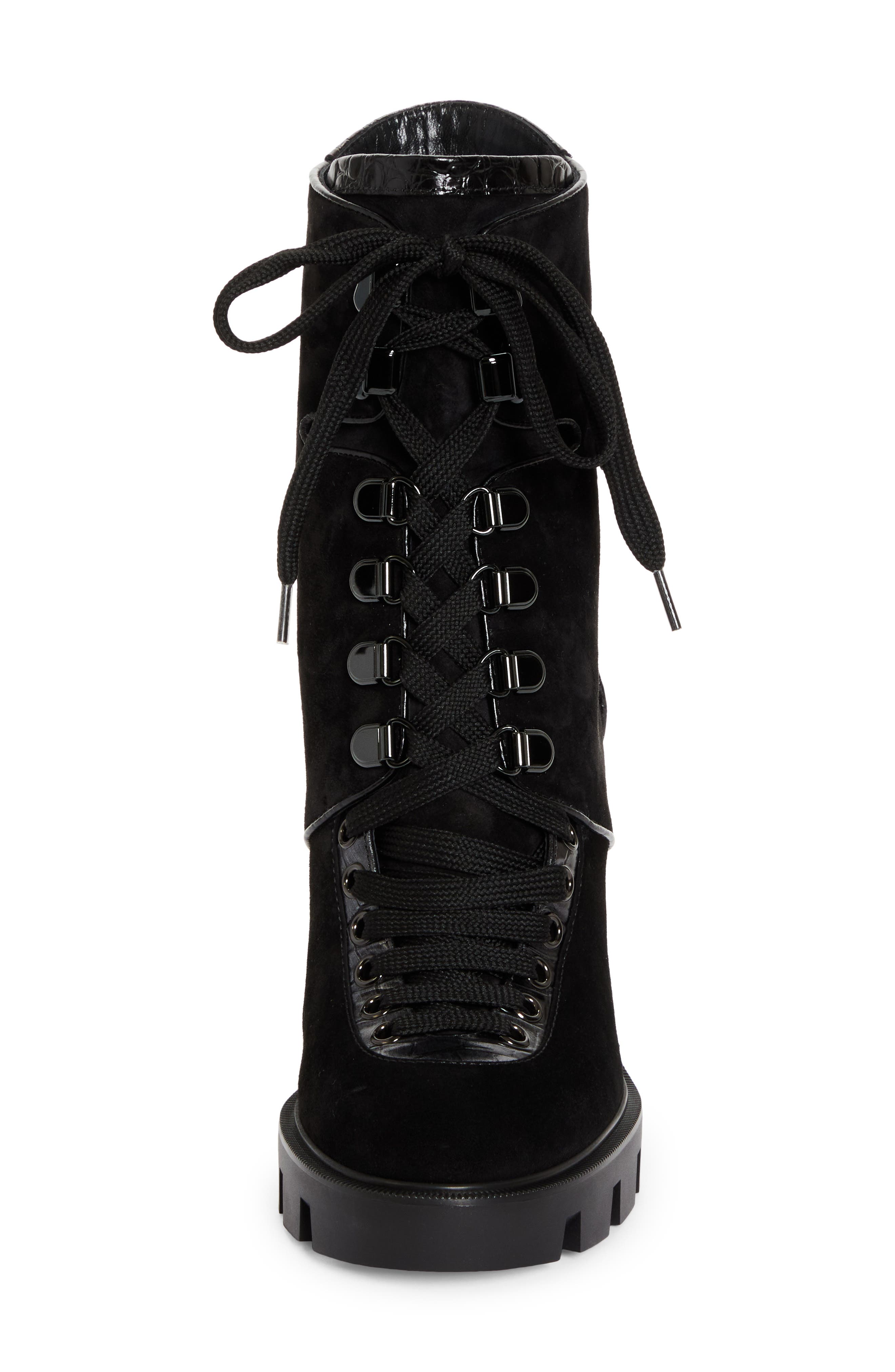 Christian Louboutin Macademia Bootie, Alternate, color, Black