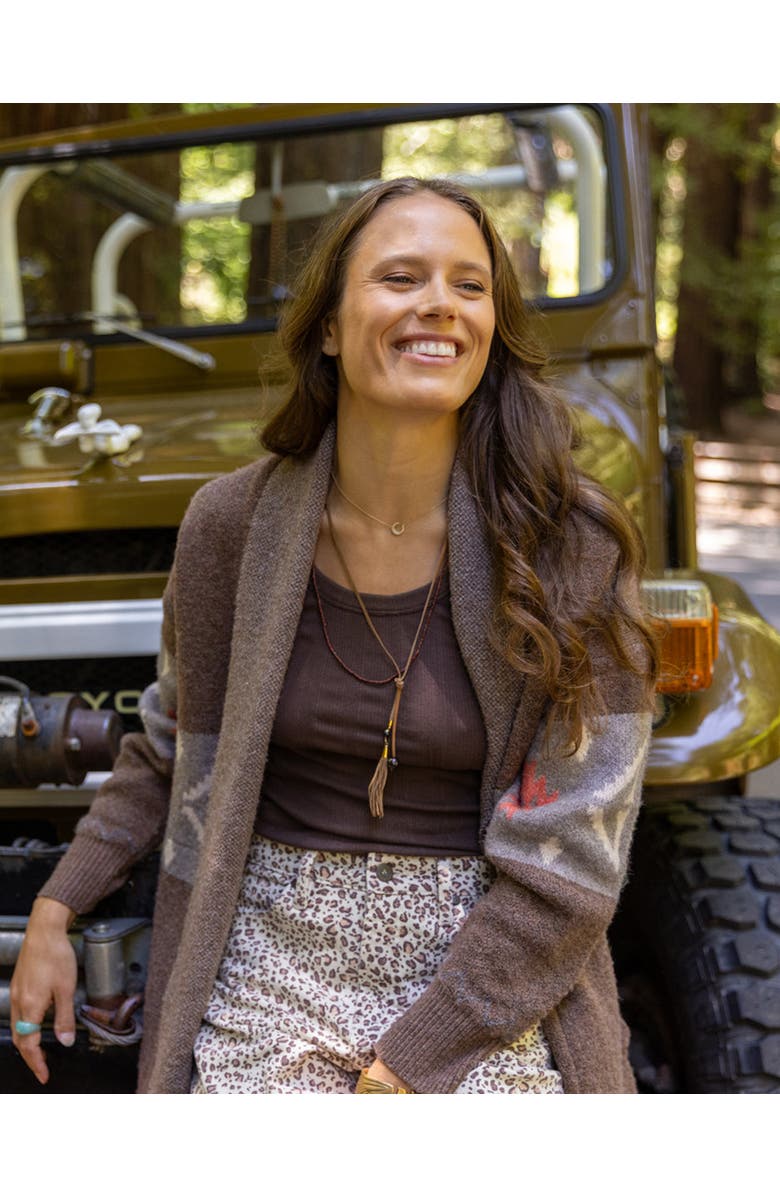 Carve Designs Priya Jacquard Topper, Alternate, color, Sumac Pattern