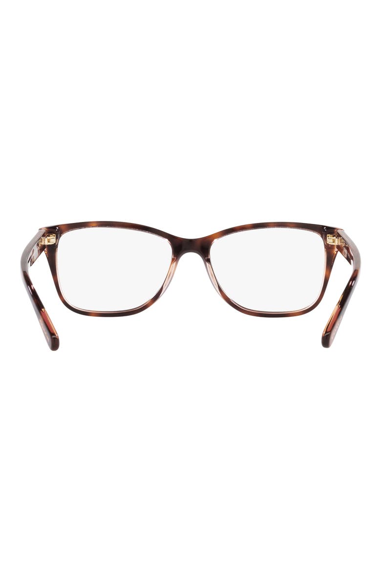 52mm Rectangular Optical Glasses, Alternate, color, TORTOISE