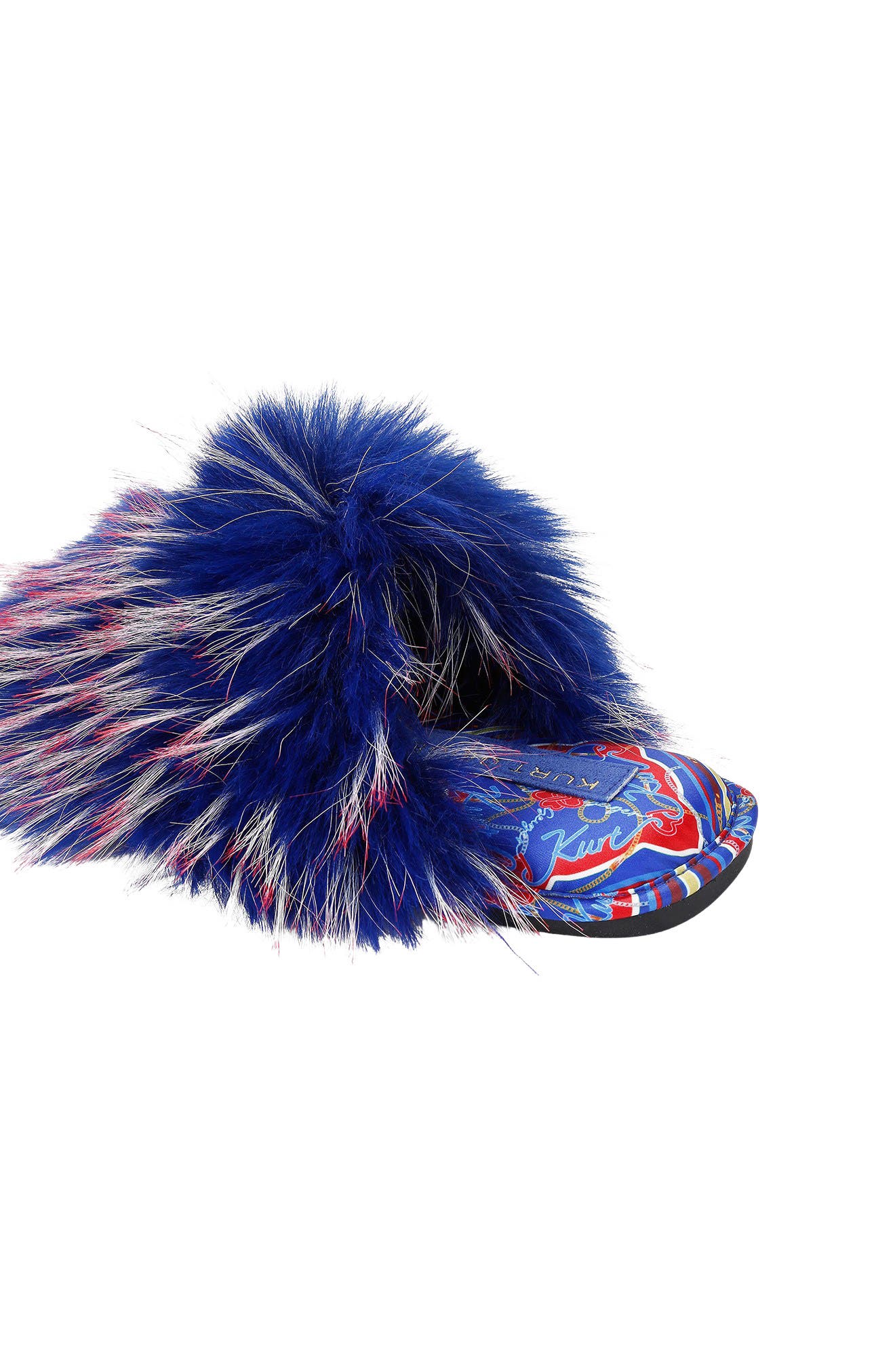Kensington Faux Shearling Slipper, Alternate, color, OPEN BLUE
