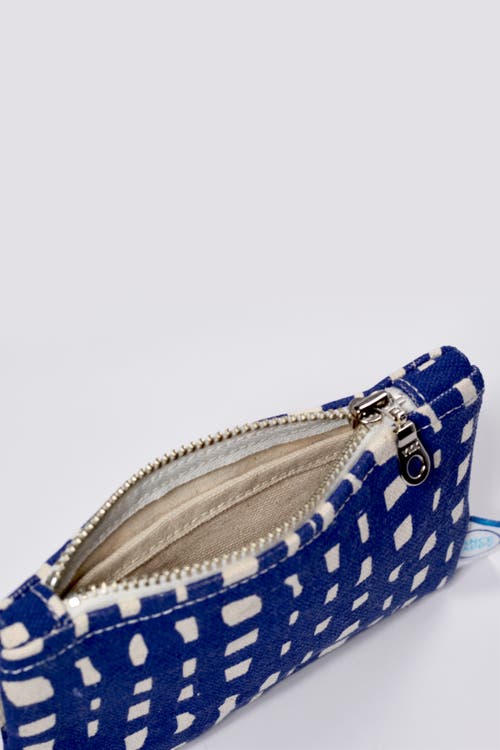 Dance Happy Ivy Wristlet With Key Fob In Navy