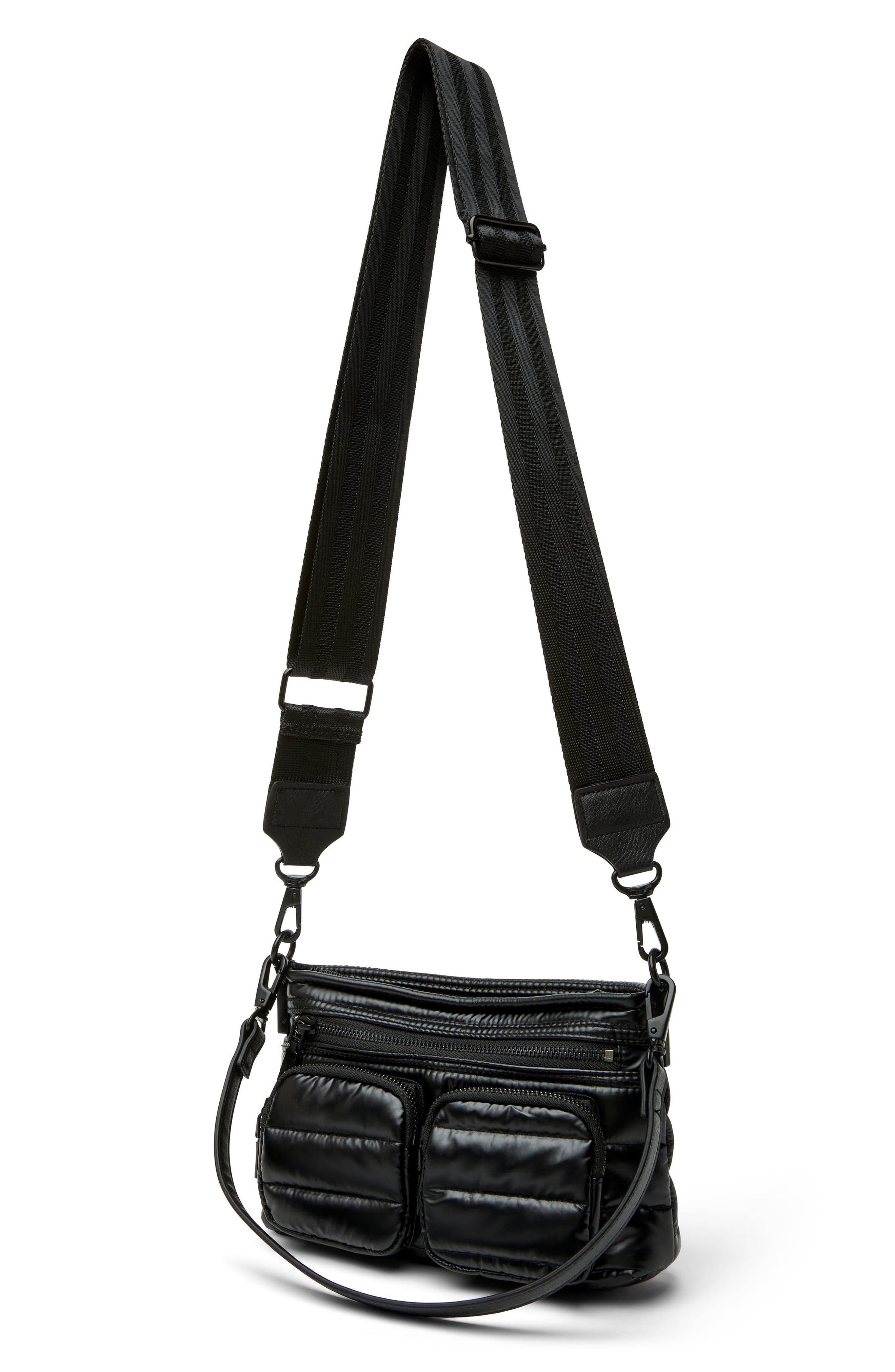 THINK ROYLN Double Trouble Crossbody Bag, Alternate, color, Pearl Black