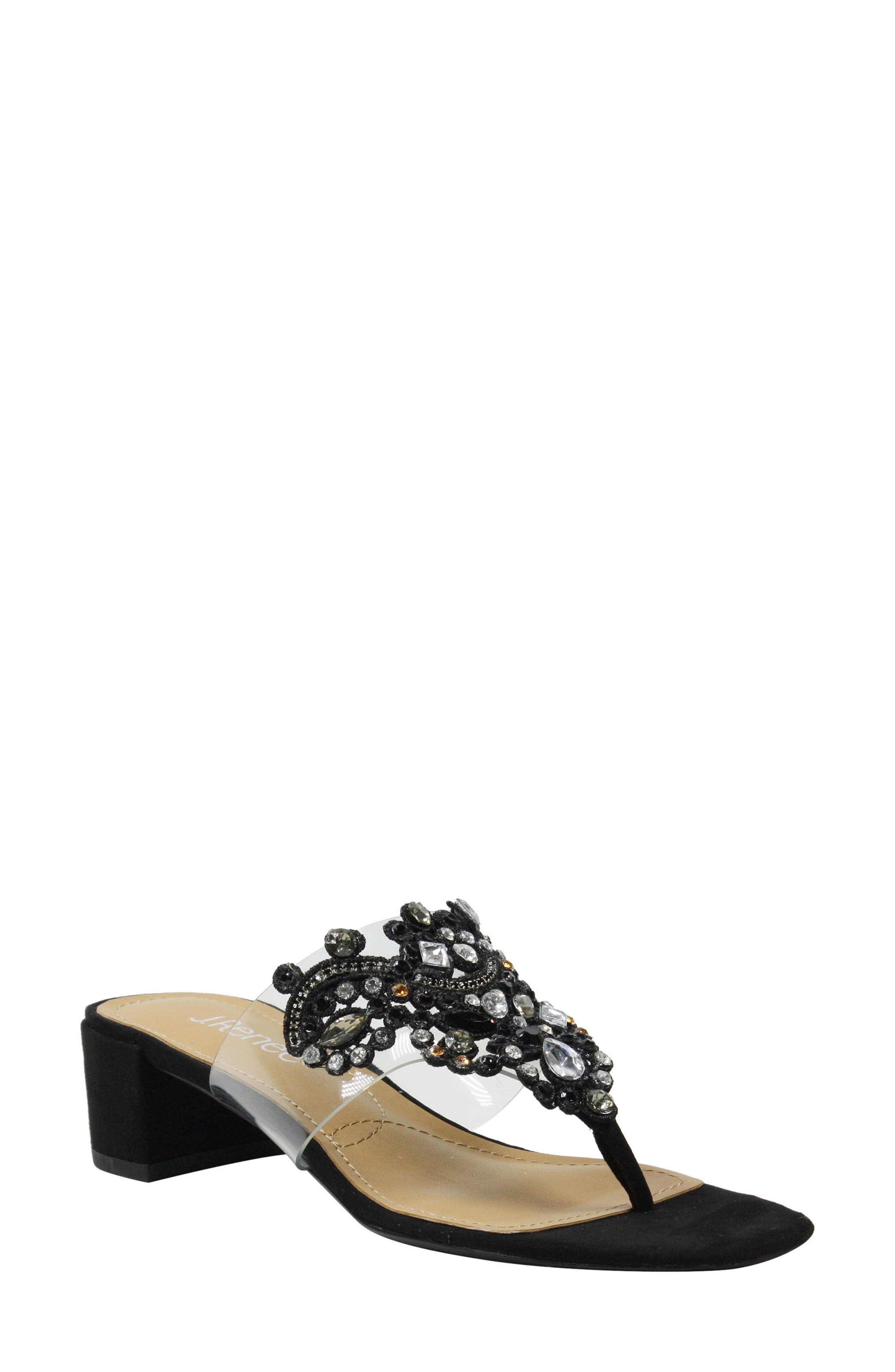 J. Reneé Jonette Embellished Slide Sandal, Main, color, 