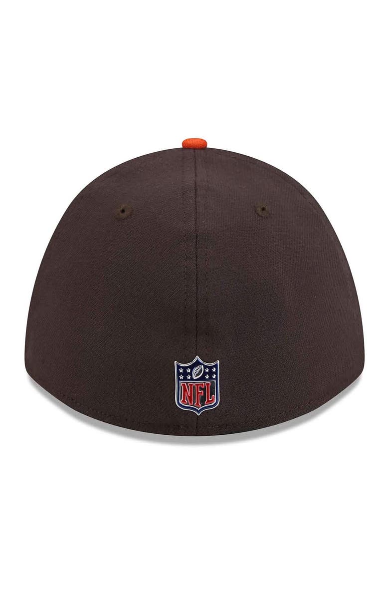 New Era Men's New Era  Brown/Orange Cleveland Browns 2026 NFL Draft 39THIRTY M-Crown Flex Hat, Alternate, color, Brown