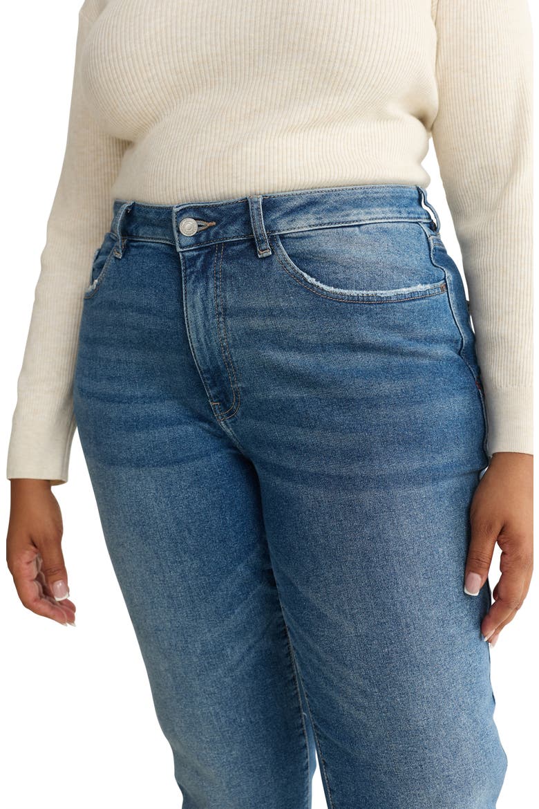 ASE High Waist Straight Leg Jeans, Alternate, color, CITY GIRL