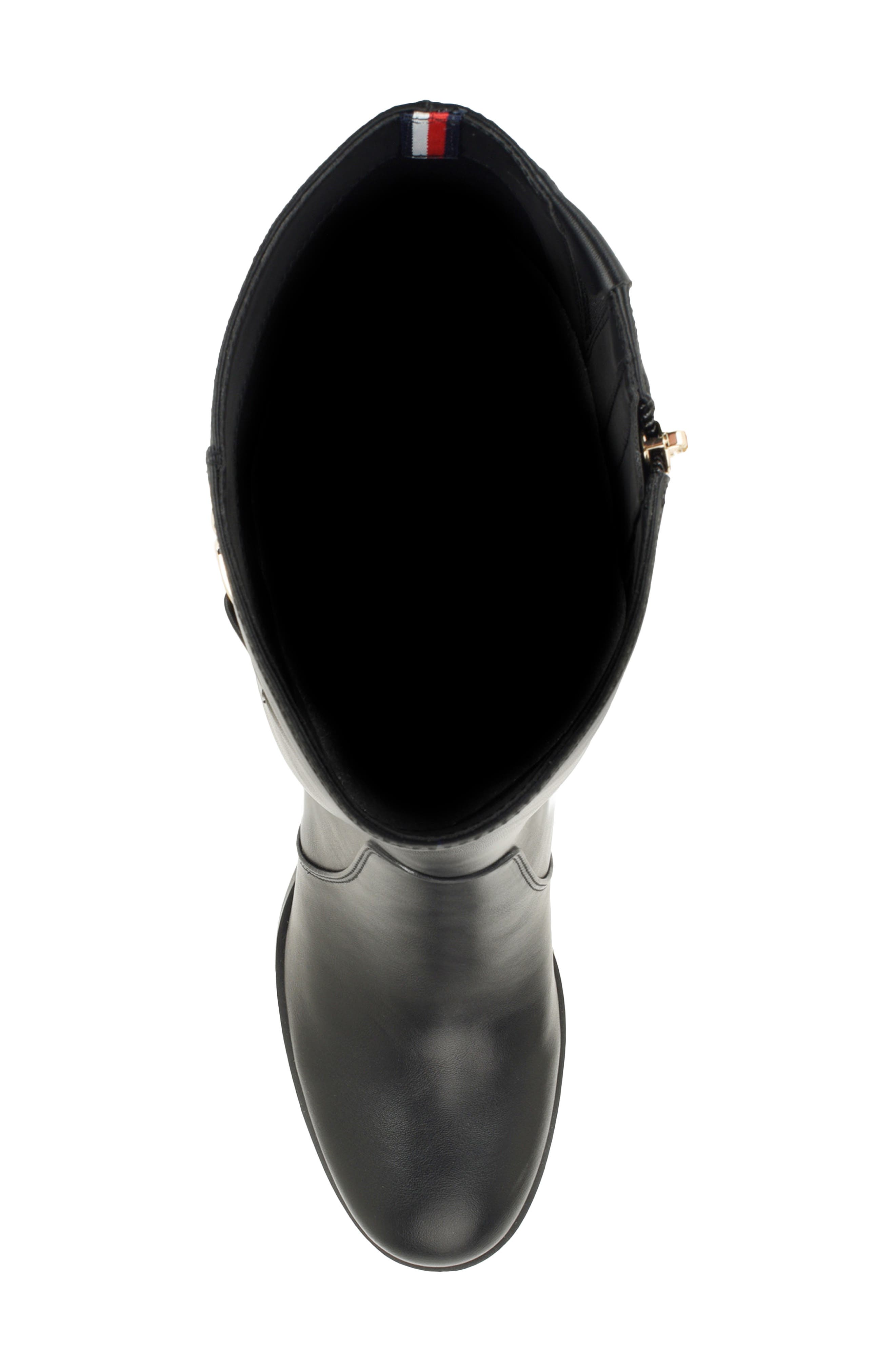 Poura Knee High Boot, Alternate, color, BLACK