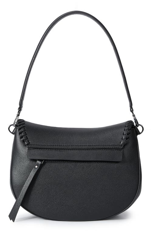 Oryany Bentley Leather Saddle Bag In Black