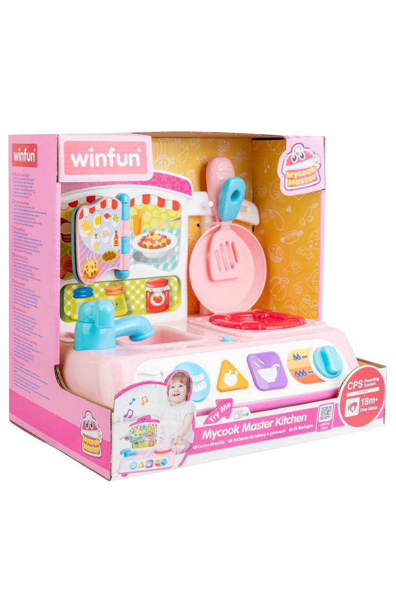 Winfun Mycook Master Kitchen 4 Piece Pretend Playset, Alternate, color, Multicolored