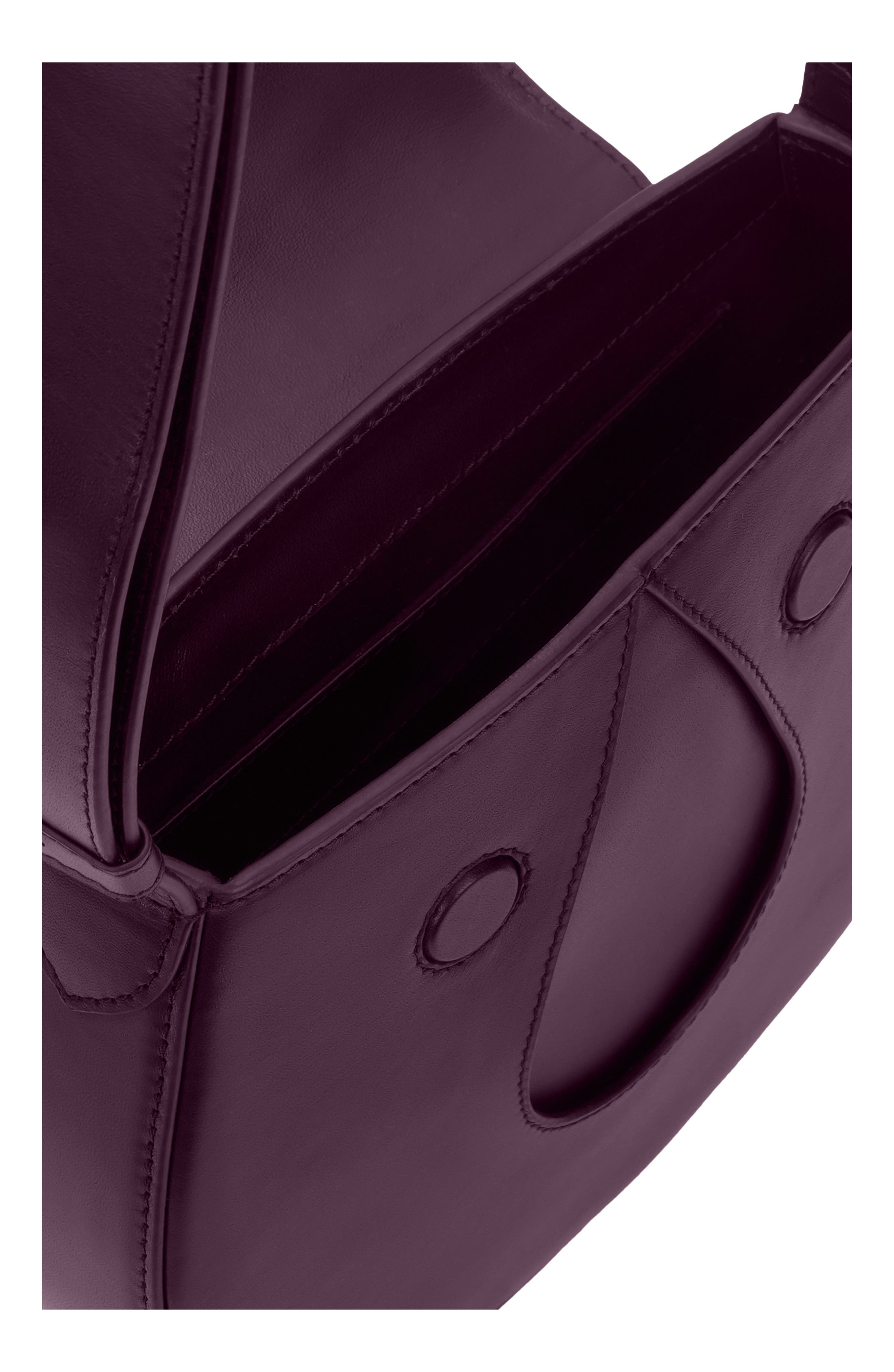 Nilde Leather Crossbody Bag, Alternate, color, CHERRY