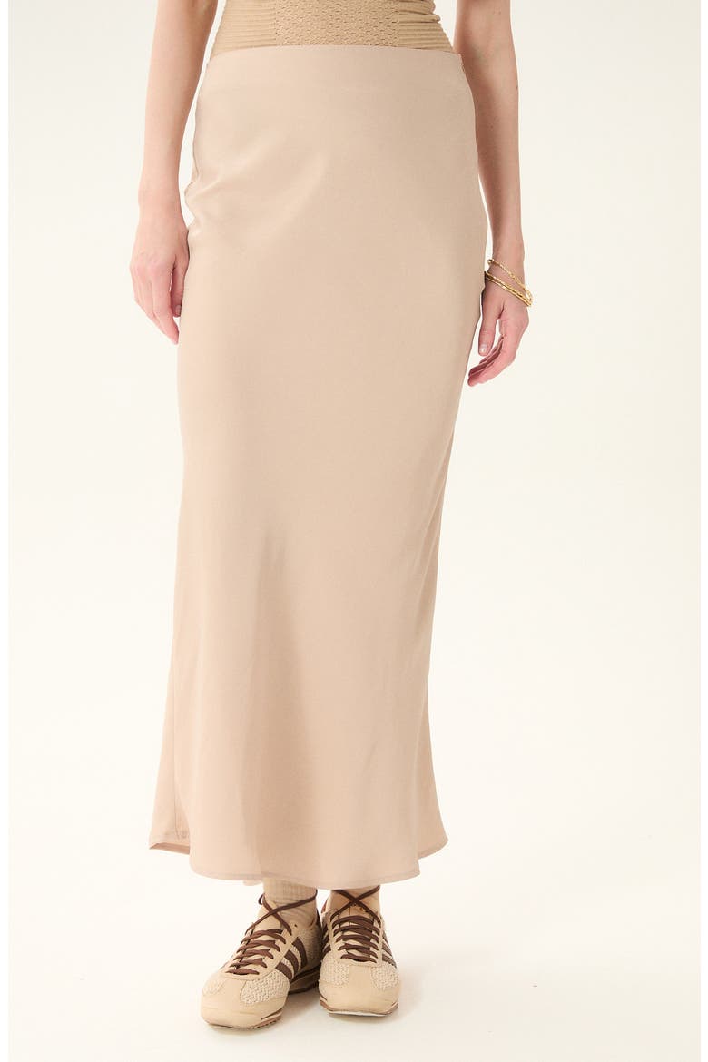 Madeira Maxi Skirt, Main, color, BEIGE