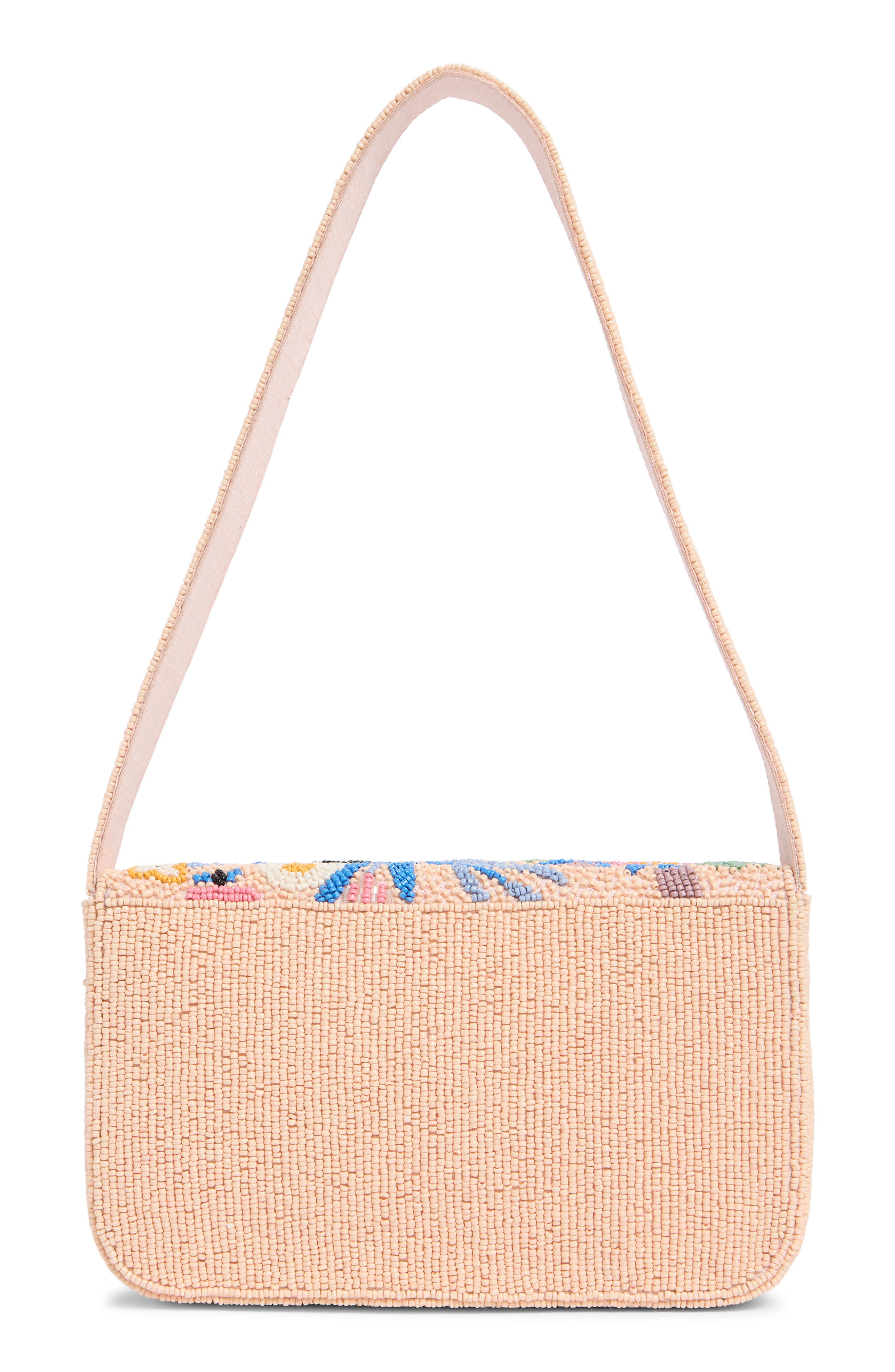 Collection XIIX Floral Beaded Shoulder Bag, Alternate, color, Pink Multi