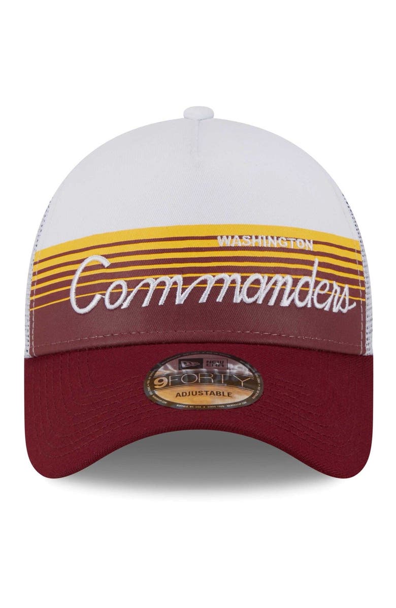 New Era Men's New Era Burgundy Washington Commanders Horizon A-Frame 9FORTY Snapback Hat, Alternate, color, 