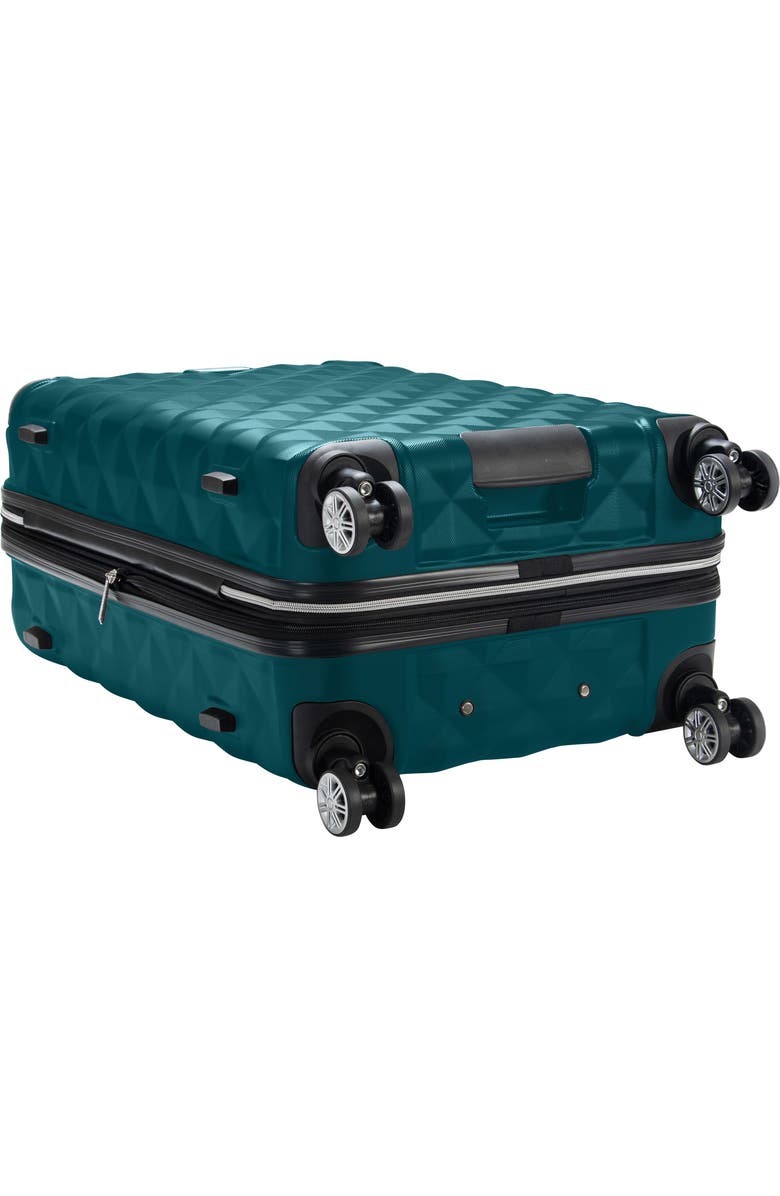 Kenneth Cole Diamond Tower 24-Inch Hardside Spinner Luggage, Alternate, color, Deep Teal