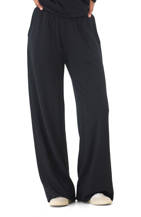 Esmeralda Feather Wide Leg Pants