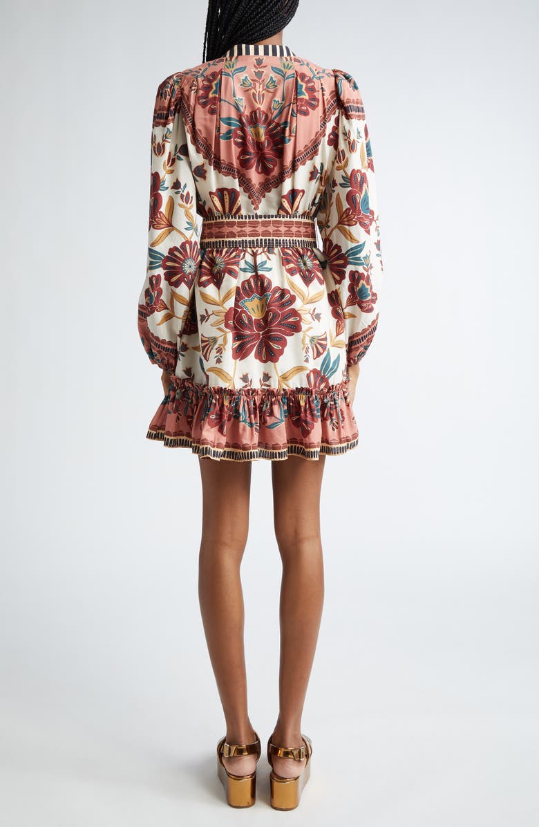 FARM Rio Riad Long Sleeve Shirtdress, Alternate, color, 