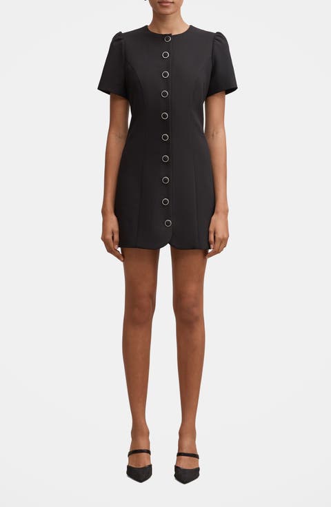 Elinda Button-Up Minidress
