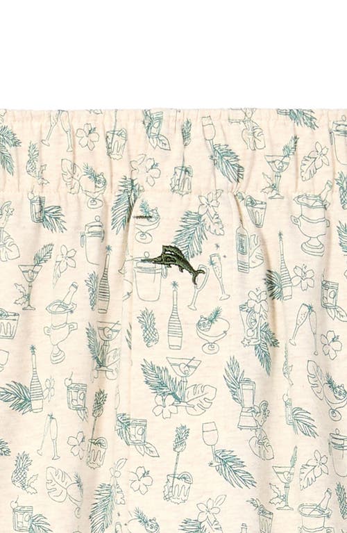 Tommy Bahama Knit Stretch Cotton Boxers In Metallic