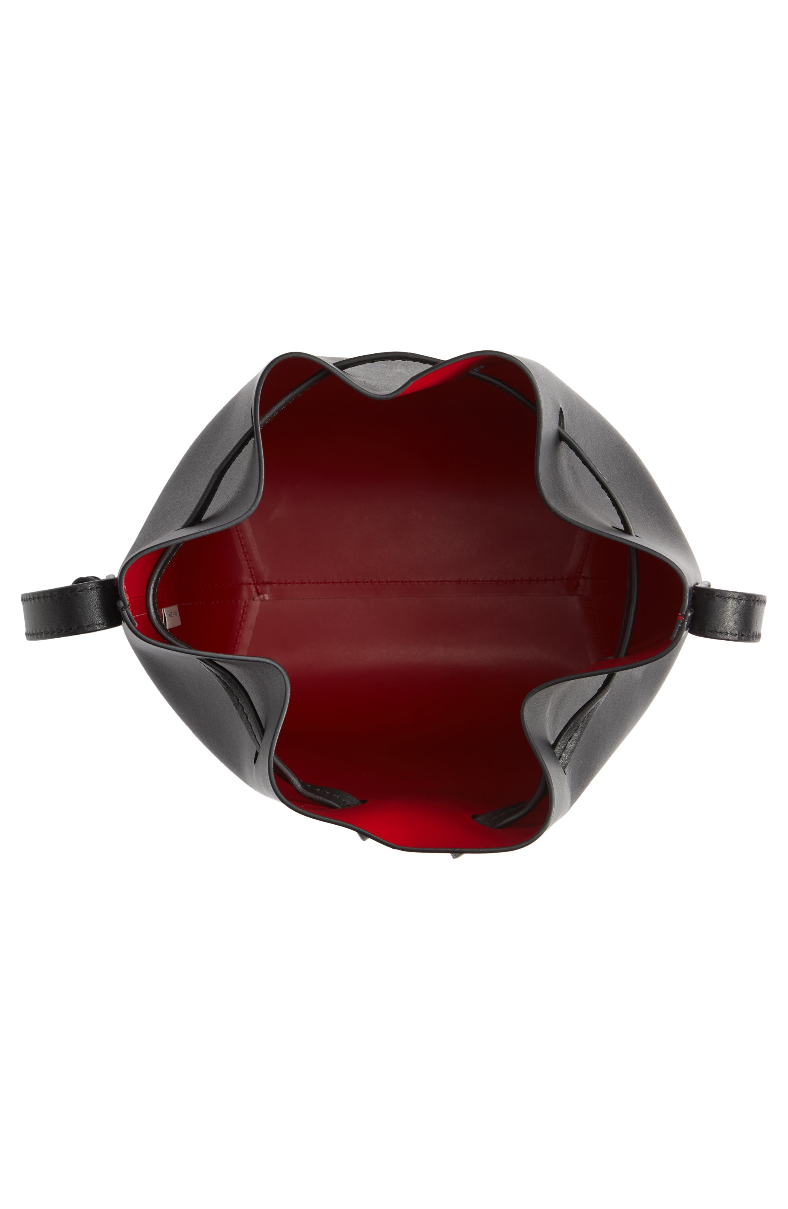 Mansur Gavriel Mini Leather Bucket Bag, Alternate, color, 
