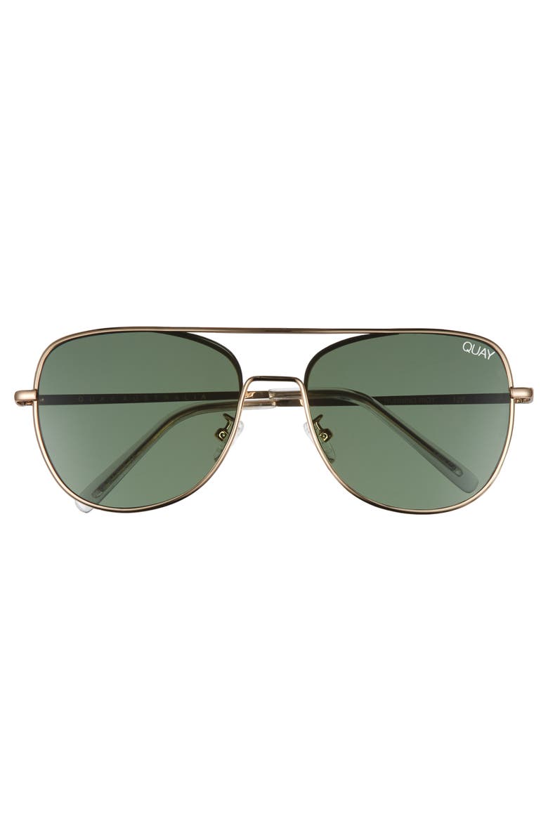 QUAY Australia 'Running Riot' 58mm Aviator Sunglasses, Alternate, color, 