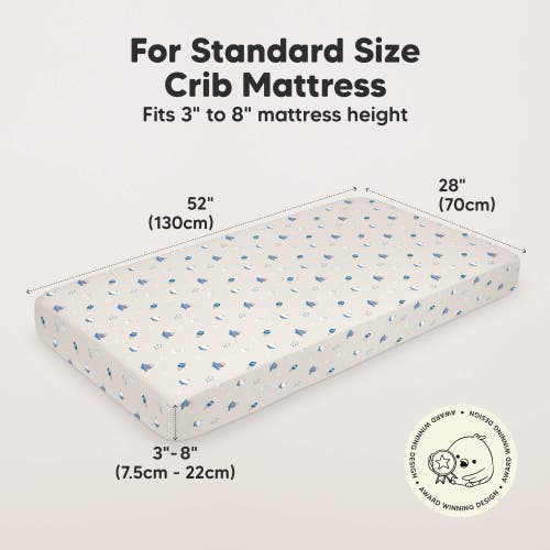 Keababies Soothe Fitted Crib Sheet In Cosmo