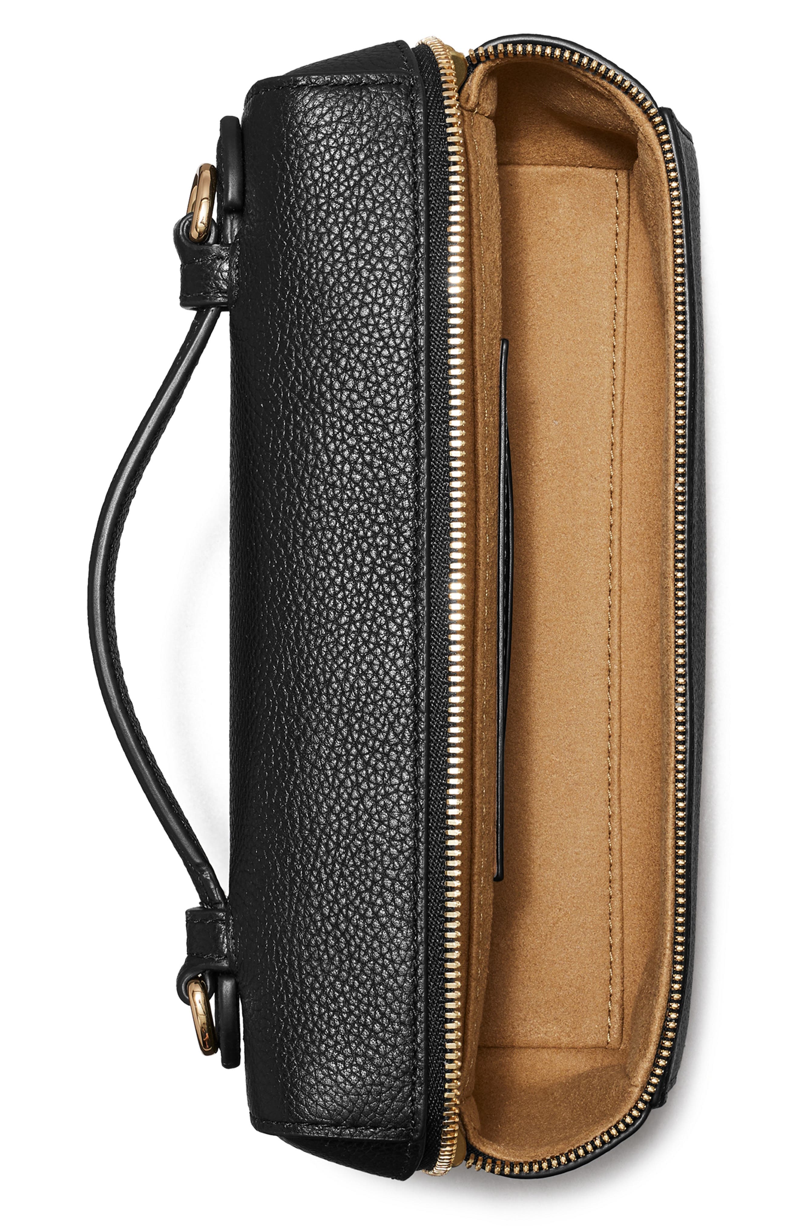 Tory Burch Romy Slim Top Handle Bag, Alternate, color, Black