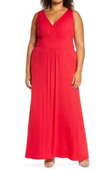 Surplice Maxi Dress